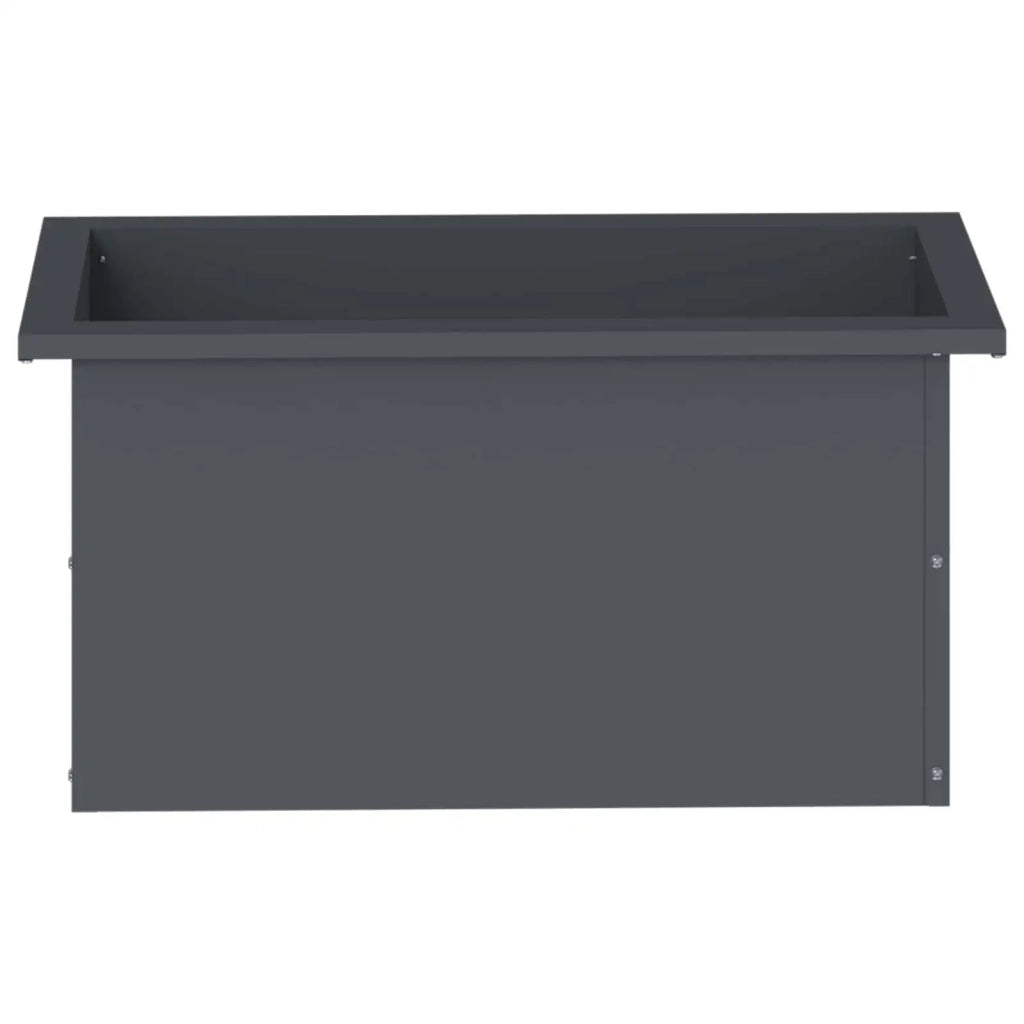 Fioriera da giardino con LED 2 pz Antracite 30 x 60 x 30 cm 8008089