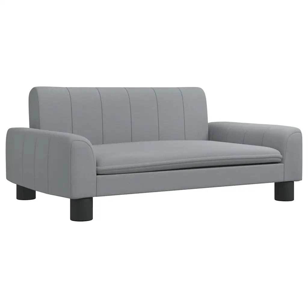 Lettino per Cani Grigio Chiaro 70x45x30 cm in Tessutocod mxl 119163