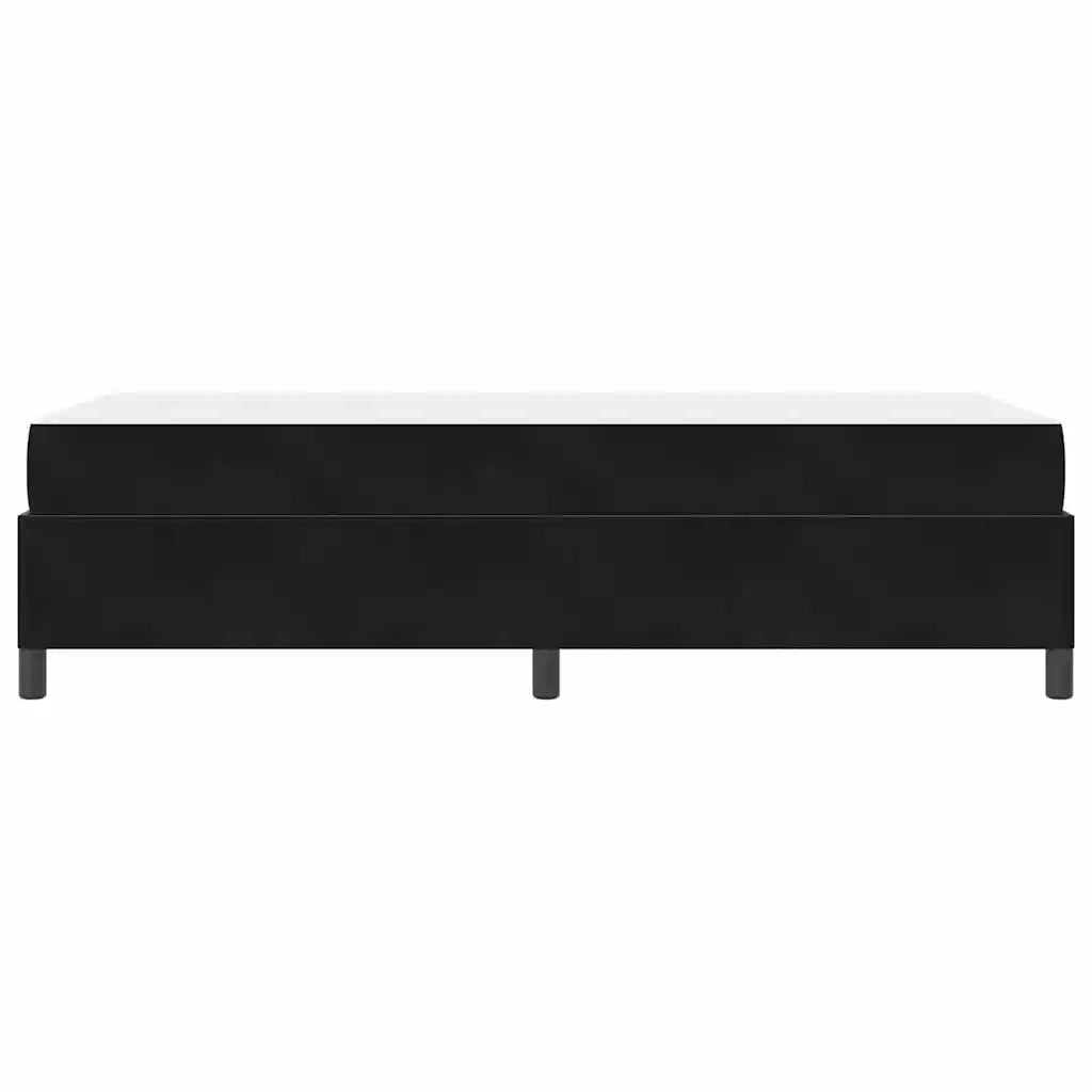 Struttura del letto con materasso Nero 90 x 200 cm Tessuto 3399038