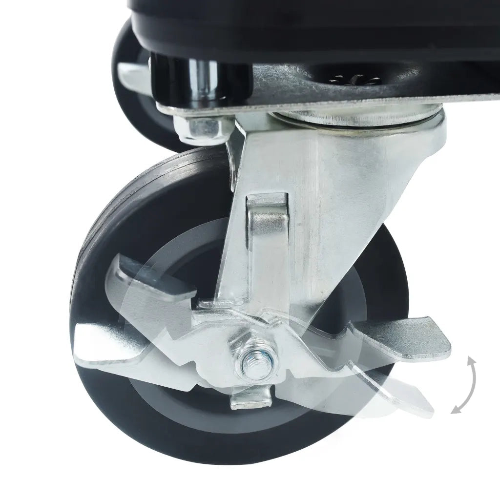 Carrello per Trasporto Pieghevole 150 kg in Alluminio Argento