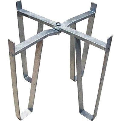 PIEDISTALLO X FUSTINO SERBATOIO PESANTE  ACCIAIO ZINCATO D.CM 38 H.CM 31 X LT 50
