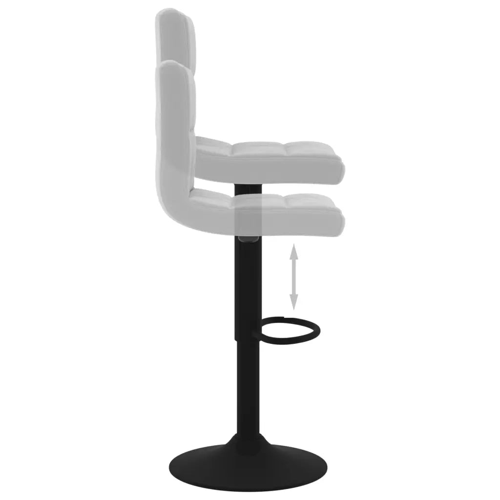 Sgabello da Bar Grigio Chiaro in Velluto cod mxl 70347