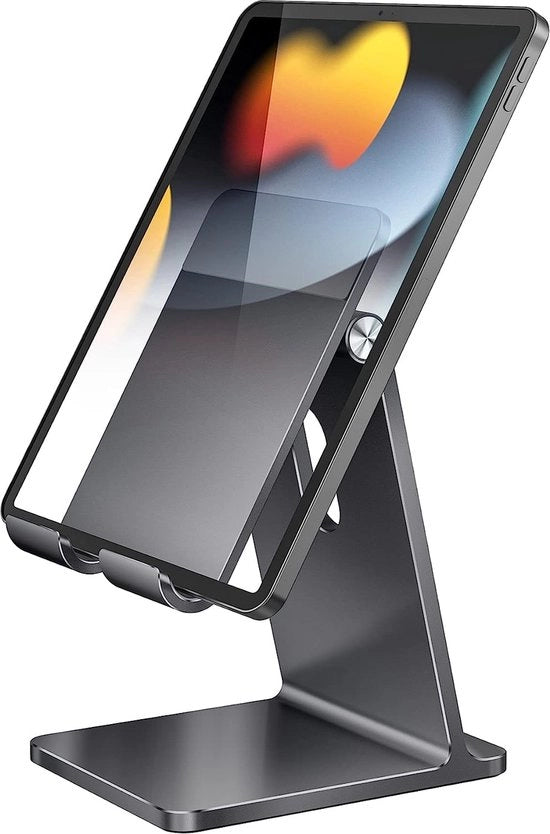 Supporto per Tablet Maxonar Stand per Tablet Flessibile per Ufficio Supporto Premium in Alluminio per Telefono e Tablet Stand per Tavolo Compatibile con iPad Pro/Mini 6 Galaxy S23 iPhone 14 Kindle-Grigio