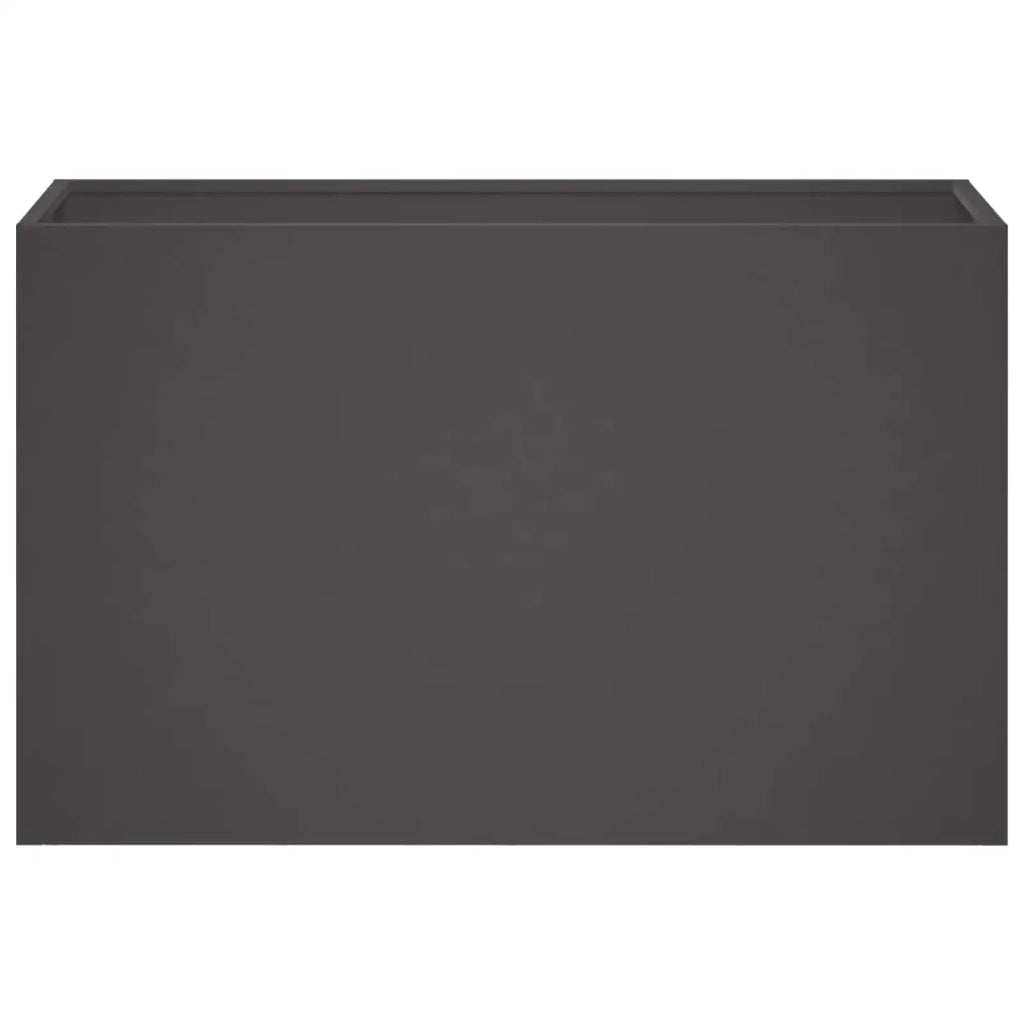 Vaso da giardino 2 pz Nero 80 x 30 x 40 cm 8005583