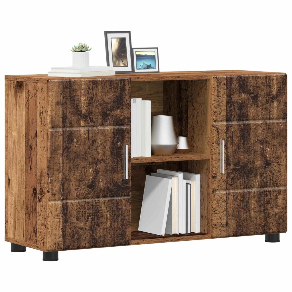 Credenza con porta FLORIN Legno vecchio 88,5 x 30,5 x 55,5 cm 880299