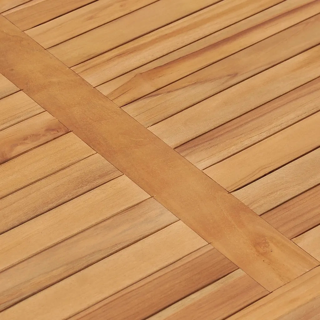 Tavolo da Pranzo per Giardino 120x70x77 cm in Massello di Teak 49360
