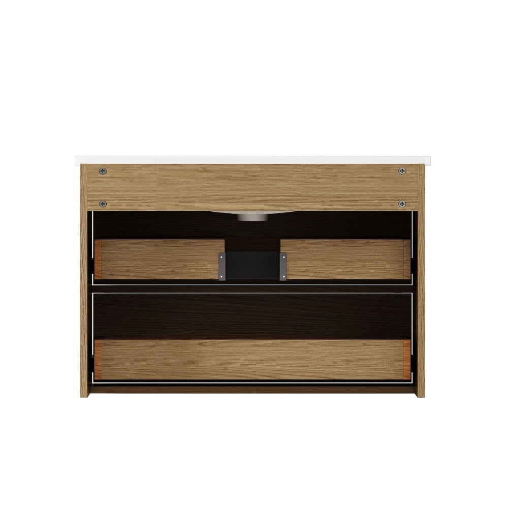 Armadietto Bagno con Cassetti ¨C Xylo ¨C Rovere Chiaro, 75 cm