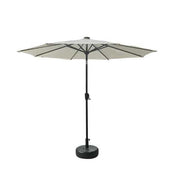 Ombrellone da Giardino Ø3xh2,4 m in Alluminio Benjamin Crema