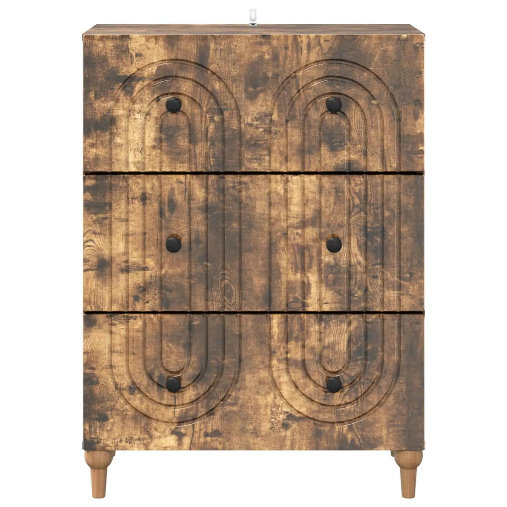 Mobile con Cassetti Rovere Fumo 66 x 34,5 x 90 cm