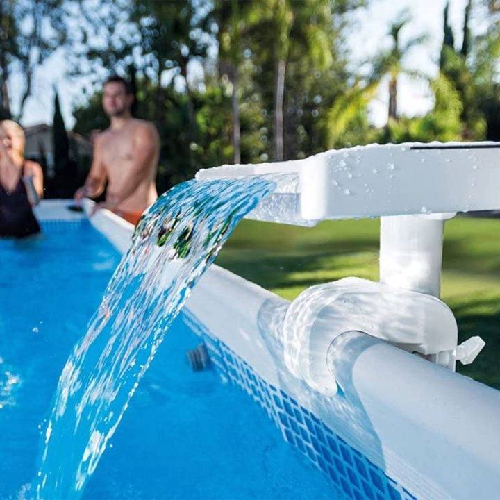CASCATA LUCE LED MULTICOLOR PER PISCINE METAL/PRISM/ULTRA FRAME  peso kg.4,6 (28090)    INTEX