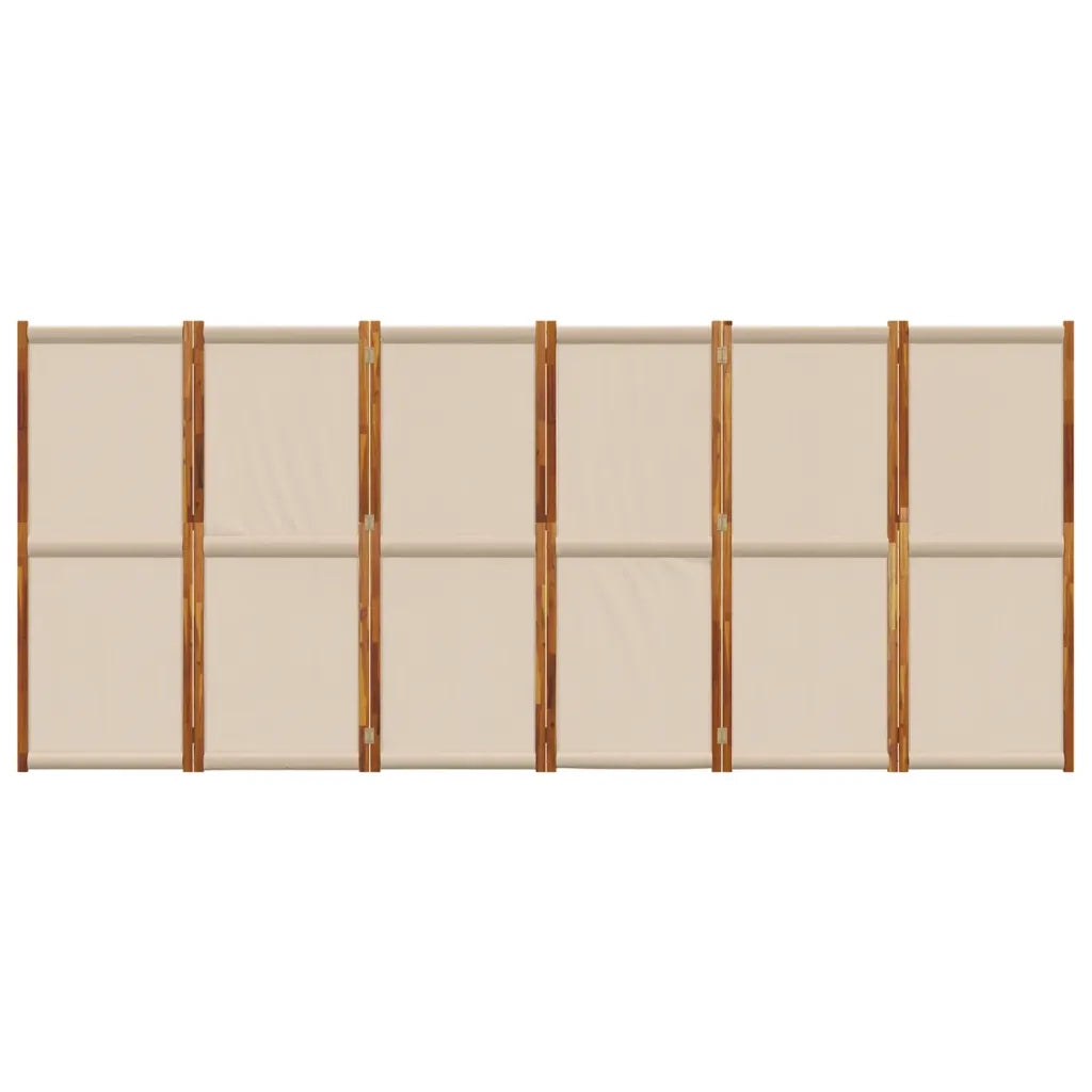 Divisorio a 6 Pannelli Tortora 420x180 cm 4003366