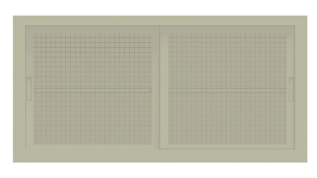 Armadio basso sopralzo da ufficio con ante scorrevoli in rete di metallo cm. 180x60x90H