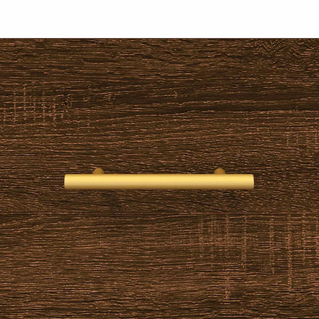 Armadietto a Muro | Mobile a Parete Rovere Marrone 60x36,5x35 cm Legno Multistrato