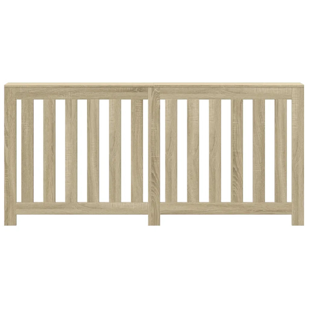 vidaXL Copertura Termosifone Rovere 175x20x82 cm in Legno Multistrato