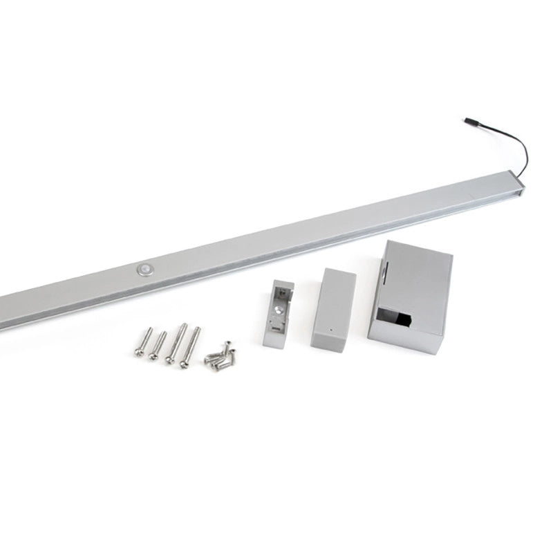Barra Appendiabiti per armadi con luce LED Castor, batteria estraibile e sensore di movimento, L708 mm, Tecnoplastica ..