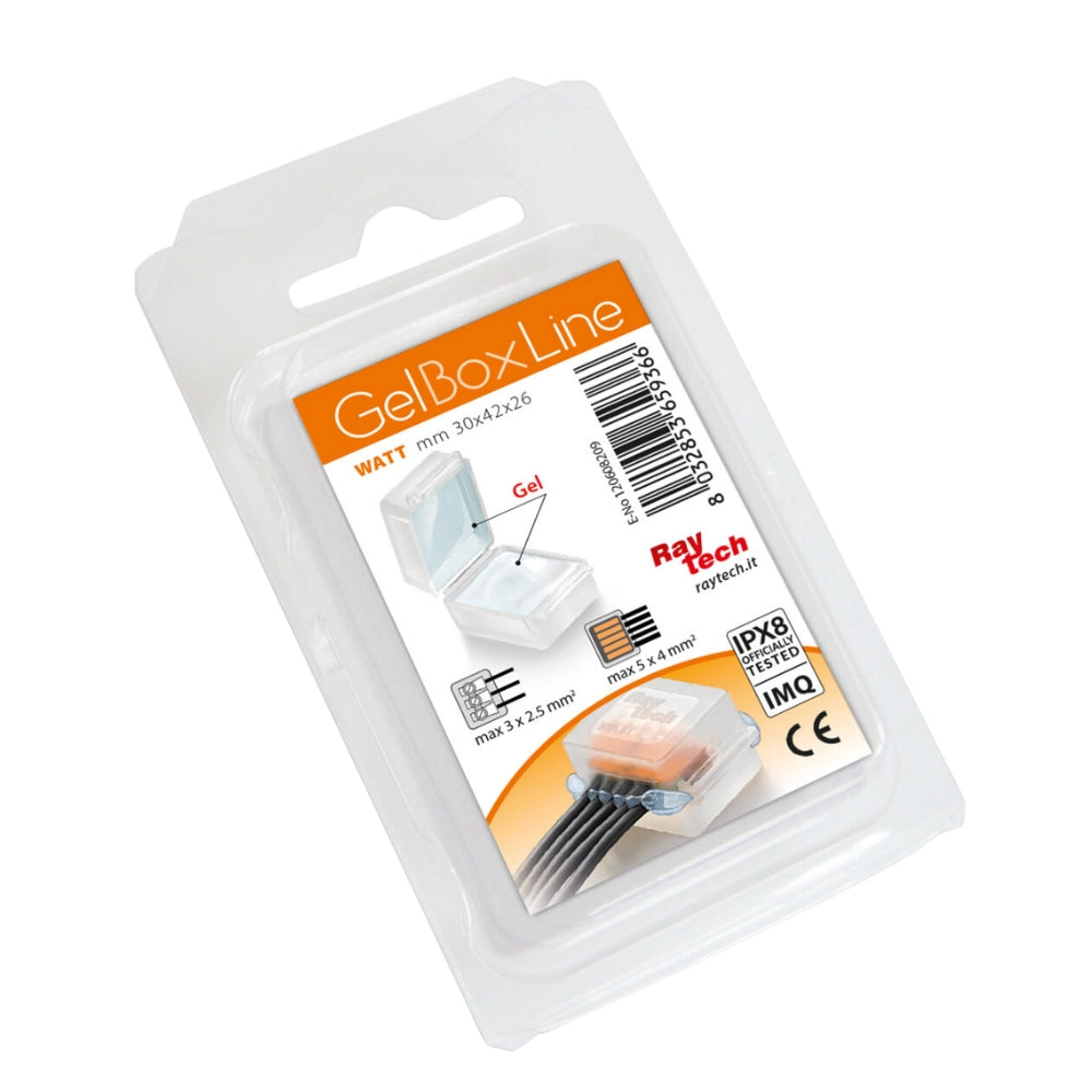 Raytech watt in blister giunto in linea per cavi gel isolamento e sigillatura