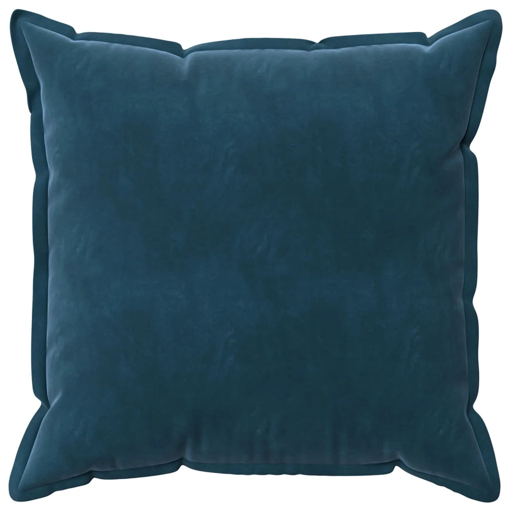 Federa 6 pcs HOUTEN Blu 55 x 55 cm Velluto 920356