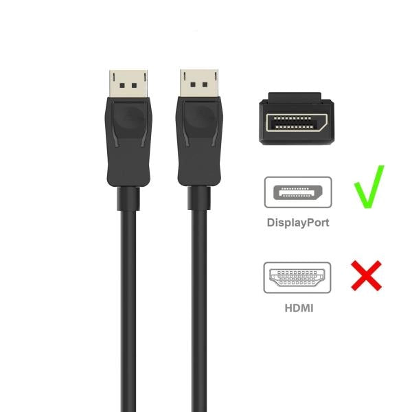 CAVO DISPLAYPORT1.2 M/M 4K 60 Hz, 1.0 mt