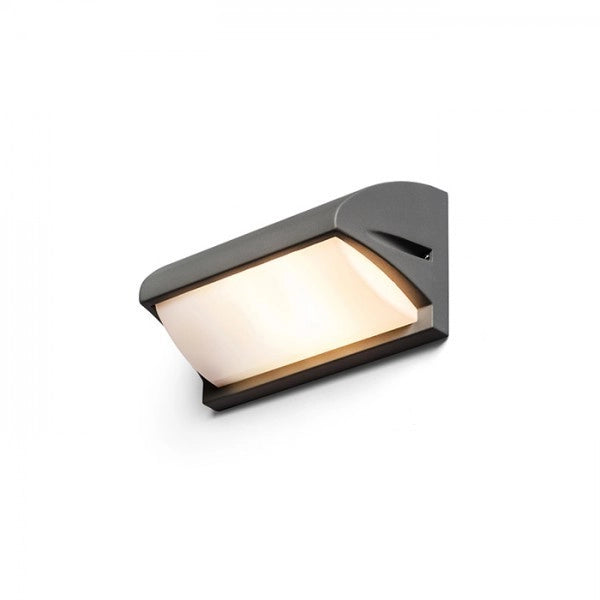 Lampada plafoniera applique MORA da parete grigio antracite  230V E27 18W IP54