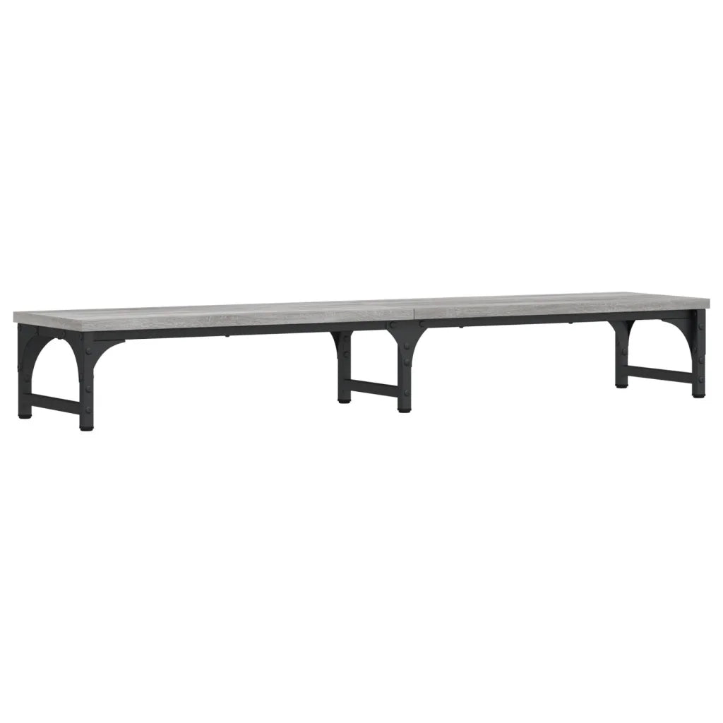 Supporto Monitor Grigio Sonoma 105x23x15,5 cm Legno Multistrato 834013
