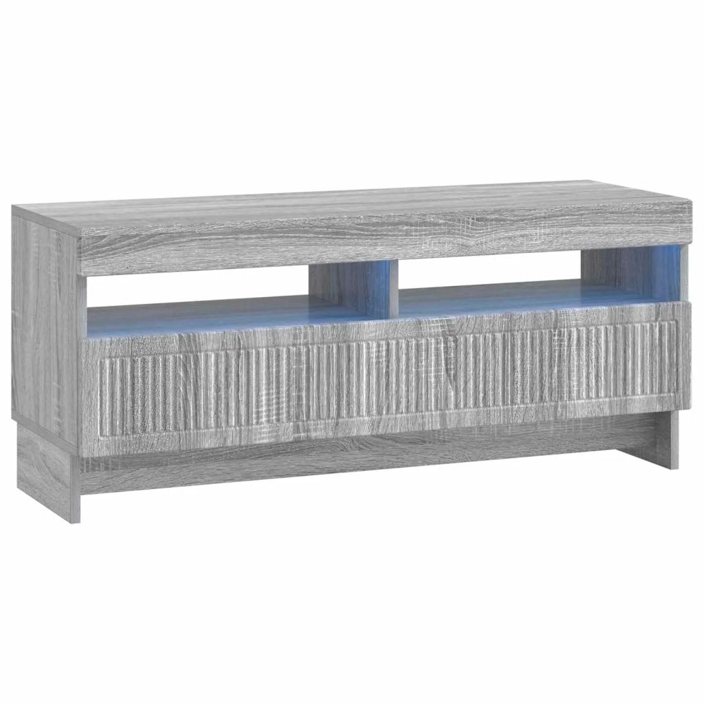 Mobile TV LED a 5 pezzi Sonoma grigio Legno ingegnerizzato 3416424