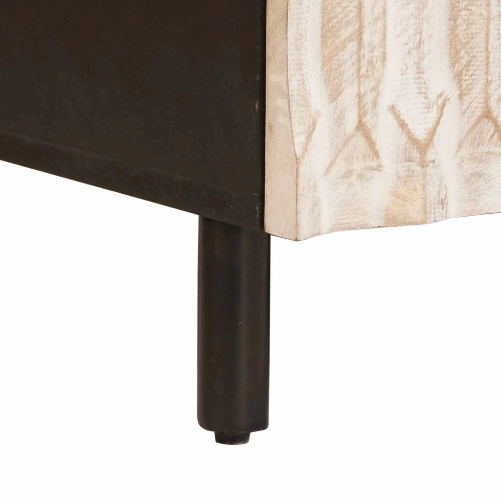 Tavolino da salotto con cassetto Bianco 80 x 54 x 40 cm 4017877