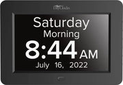 Orologio Digitale con Comando a Distanza e Funzione di Ricordo - Display Grande e Chiaramente Visibile con Funzione Calendario - Ideale per Anziani e Seniores