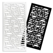 FLASHPOINT - Pannello in PVC traforato - Parasole Colore: bianco, Misura: 98x198 cm