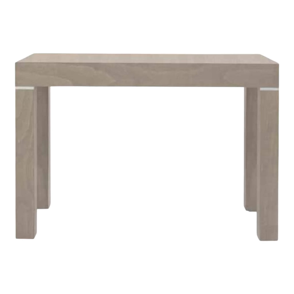Consolle moderna legno allungabile tortora 90x50x75