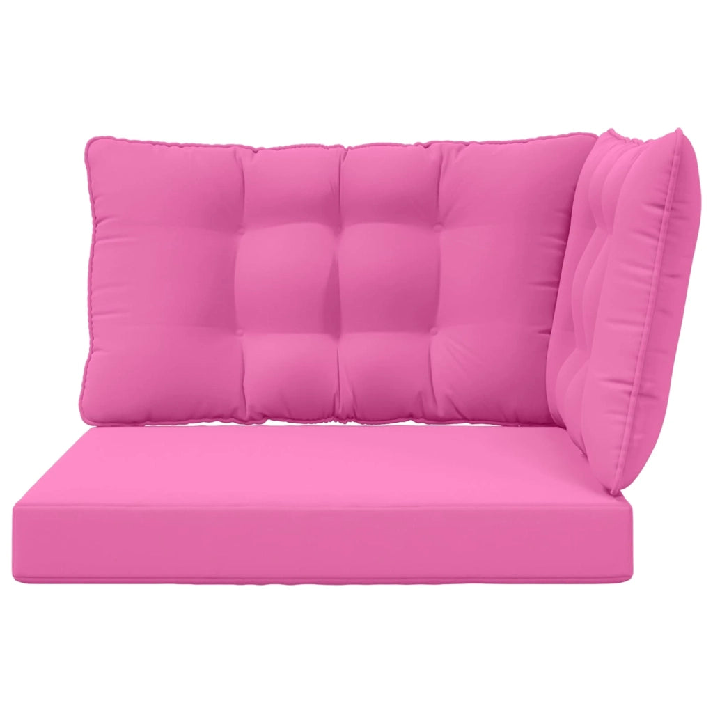 Cuscino per divano da esterno 3 pcs Rosa Poliestere 900929