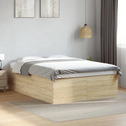 Giroletto-Struttura Letto Rovere Sonoma 120x190 cm in Legno Multistrato 549770