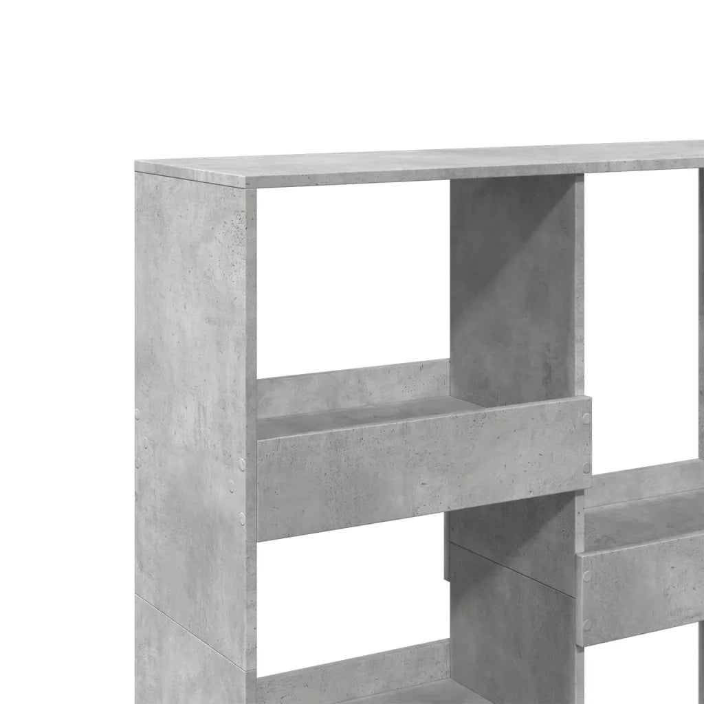 vidaXL Divisorio Grigio Cemento 100x33x115 cm in Truciolato