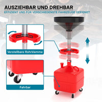 Recuperatore olio esausto con serbatoio di raccolta 35L Carrello per recupero olio