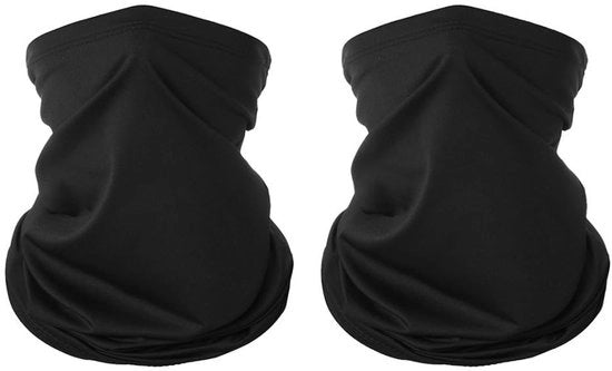 Bandaia Windresistente - Ademabile - Sneldesumidificante - Per Motocicletta/Bicicletta/Ski - Nero - M - Sciarpa