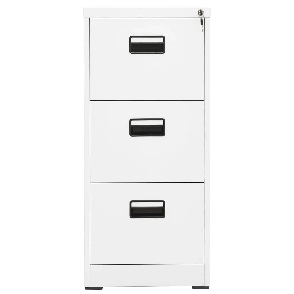 Schedario Bianco 46x62x102,5 cm in Acciaio 336274