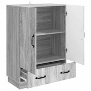 Credenza | Madia | Buffet da pranzo | Armadio da pranzo Grigio Sonoma 66 x 34,5 x 92 cm Legno ingegnerizzato