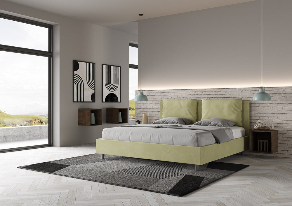 Letto Matrimoniale 160x190 cm Senza Rete Antea Tè Verde