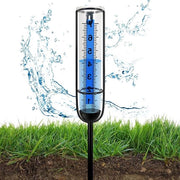 Registrazione della pioggia per giardino con energia solare - professionale e regolabile in altezza