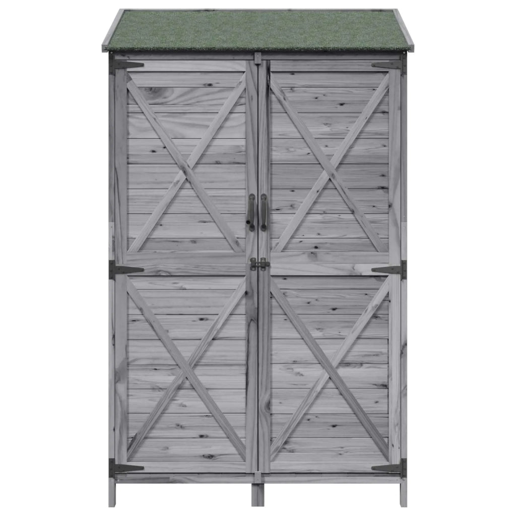 Capanno da Giardino Grigio 106 x 56 x 176,5 cm 42033482