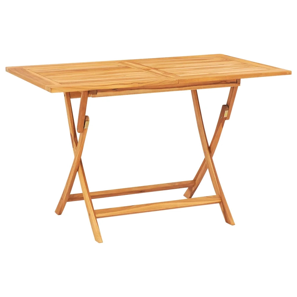 Set da Pranzo per Giardino 5 pz in Legno Massello di Teak 3155009