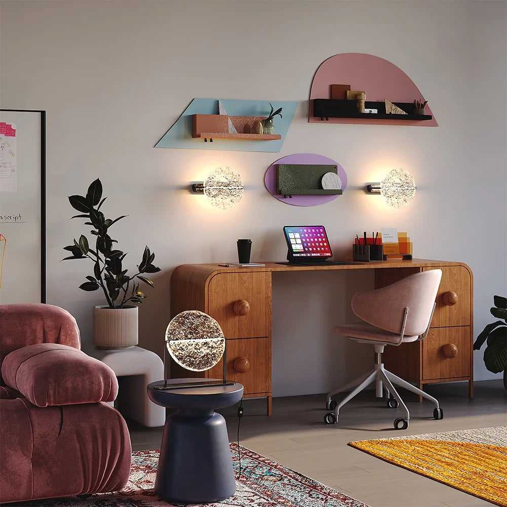 Maytoni applique contemporanea Mangata 1 luce LED integrato cromo metallo vetro