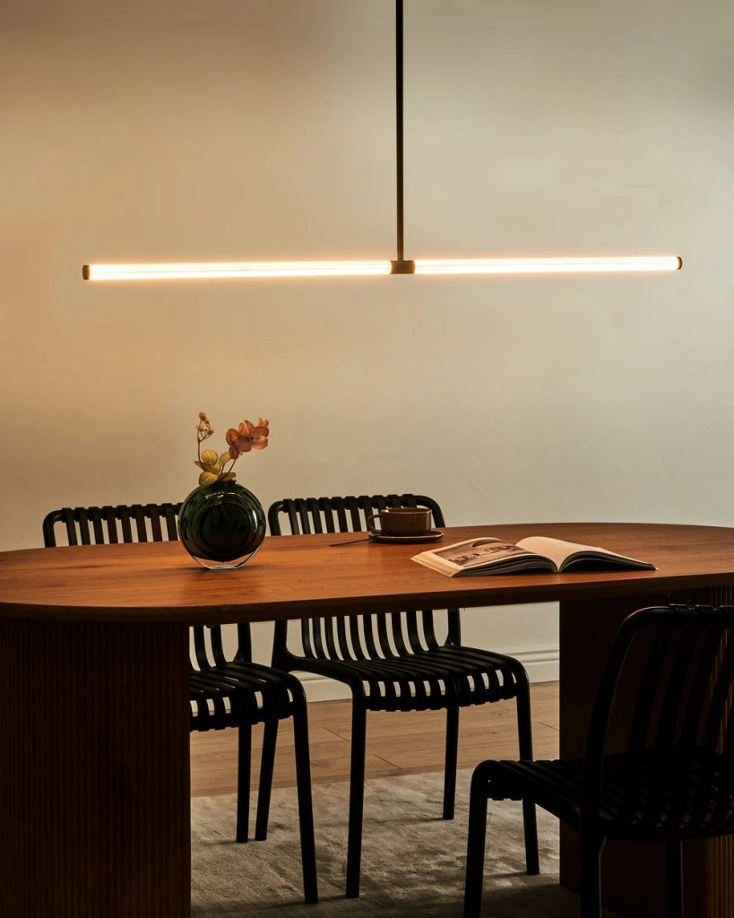 Lampada a sospensione LED in metallo Nero Moderna Minimalista