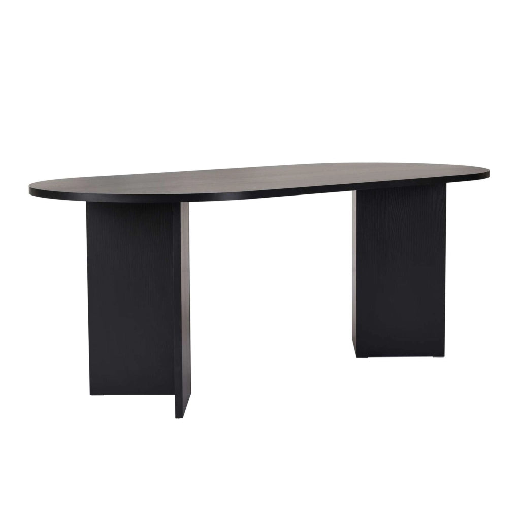 Nofalota, Tavolo Fisso 6 Posti, 200x90x75h cm Nero Frassinato