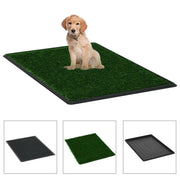 Toilette Animali 2pz Vassoio e Prato Finto Verde 76x51x3cm WC 170770