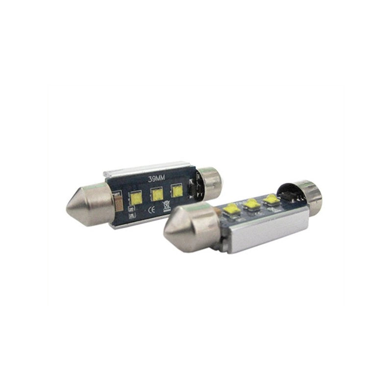 Lampada Led Siluro Canbus Pro 39mm 3 Smd Cree 3W No Errore 12V No Polarita Super Luminoso