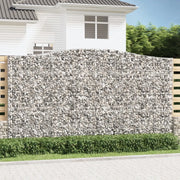 Cesti Gabbioni ad Arco 8 pz 400x50x220/240 cm Ferro Zincatocod mxl 123966