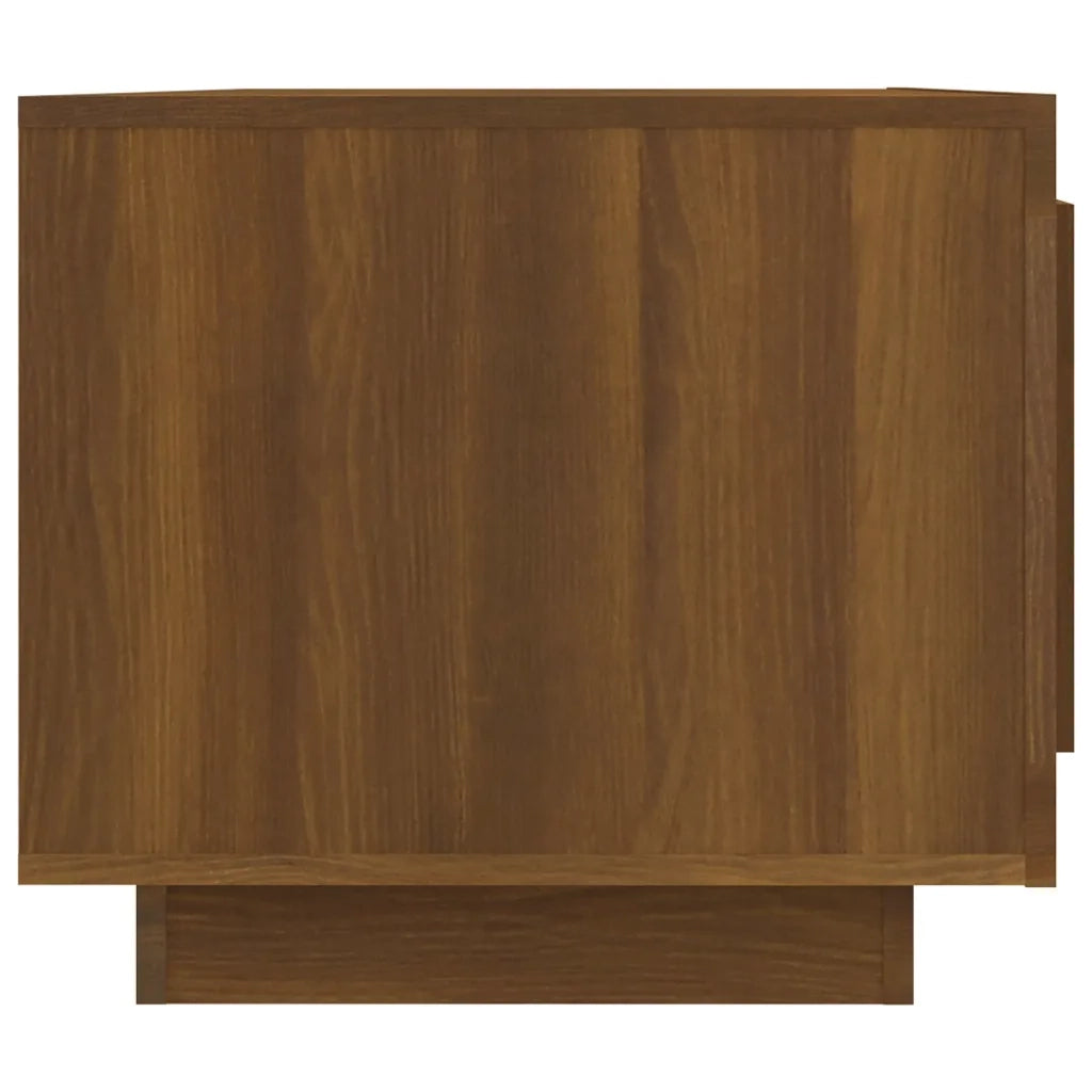 Tavolino Salotto Rovere Marrone 102x50x45 cm Legno Multistrato cod mxl 9453