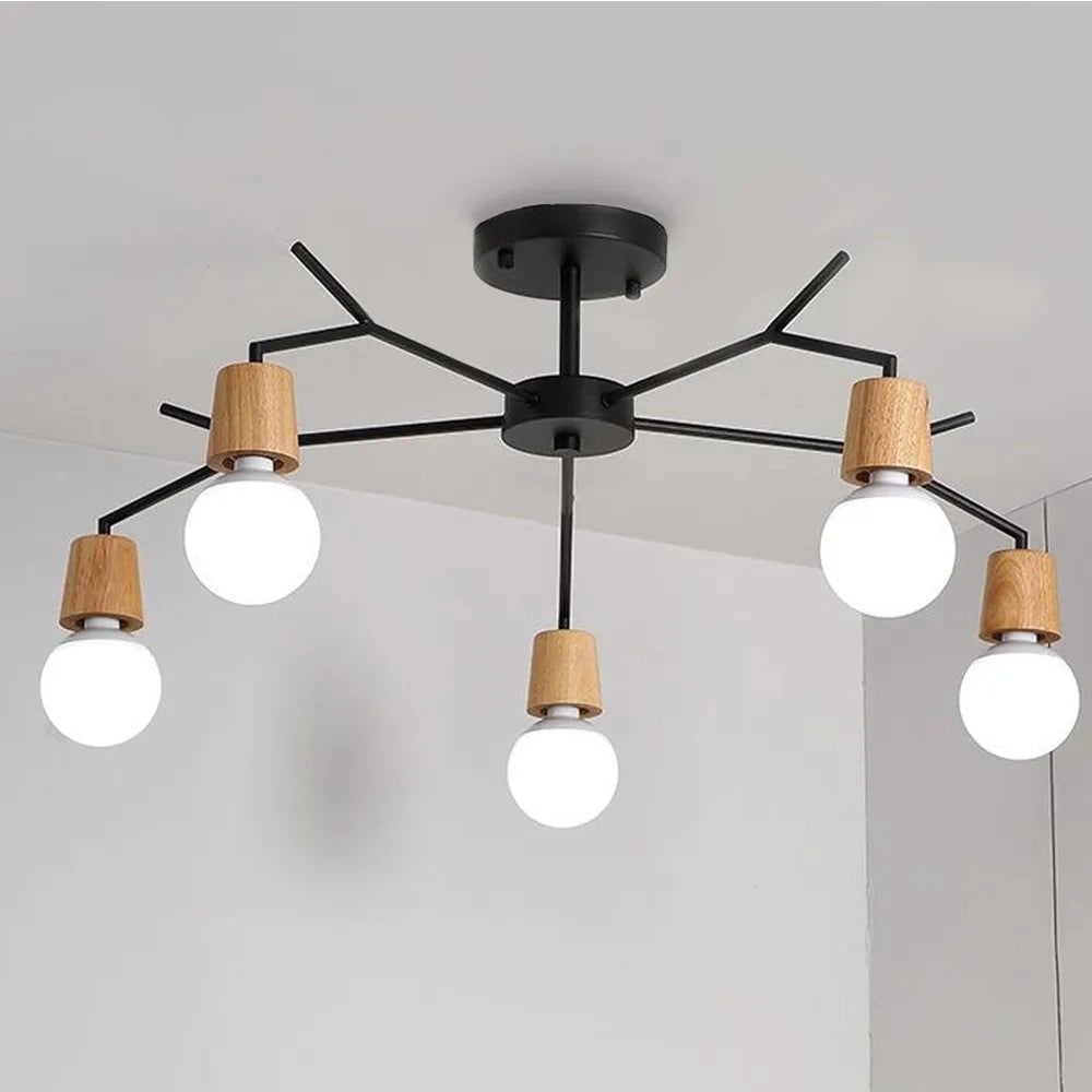 Lampada Da Soffitto Scandinavo Metallico APP694-5C