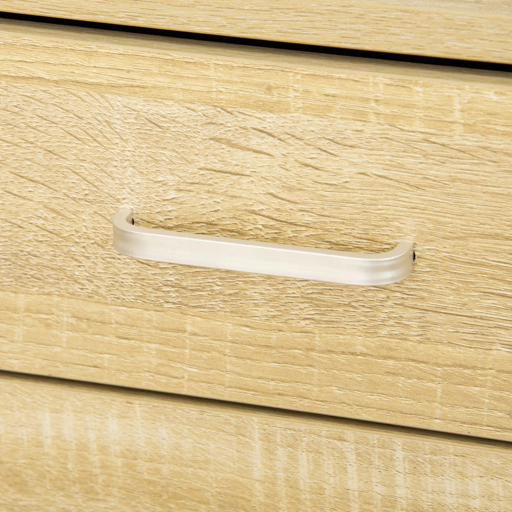 Cassettiera per Ufficio ¨C Zephmum ¨C 4 Cassetti, Legno Naturale, 40x36x65 cm