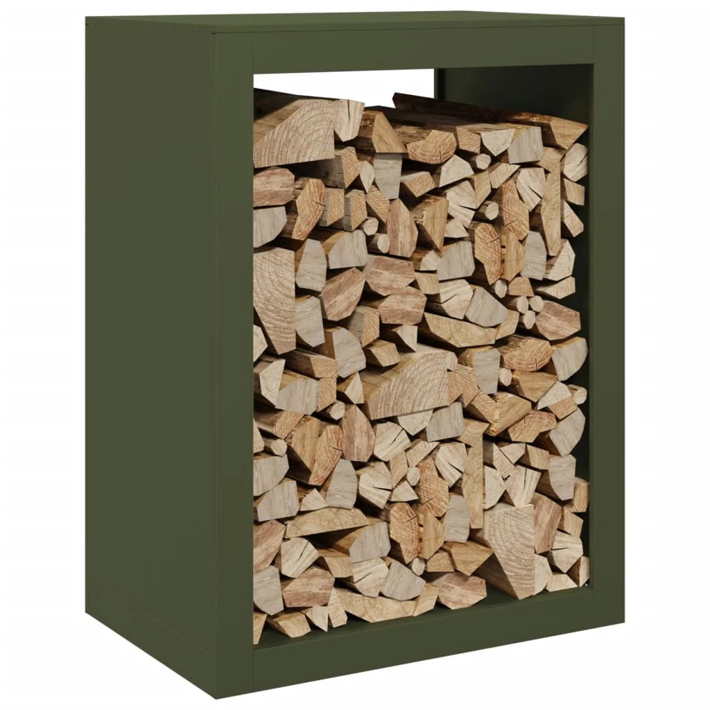 Portalegna 60 x 40 x 80 cm acciaio verde 02_0043735